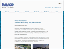 Tablet Screenshot of herco-gmbh.com